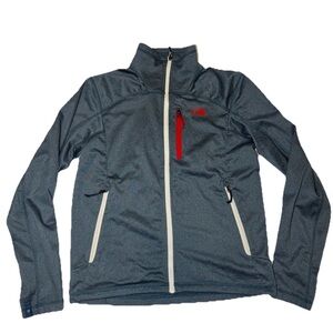 The North Face Men's Medium Blue Grey Jacket Full Zip